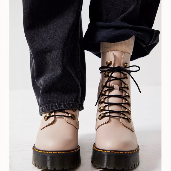 Dr. Martens Leona Platform Ankle Boots - Picture 2 of 3